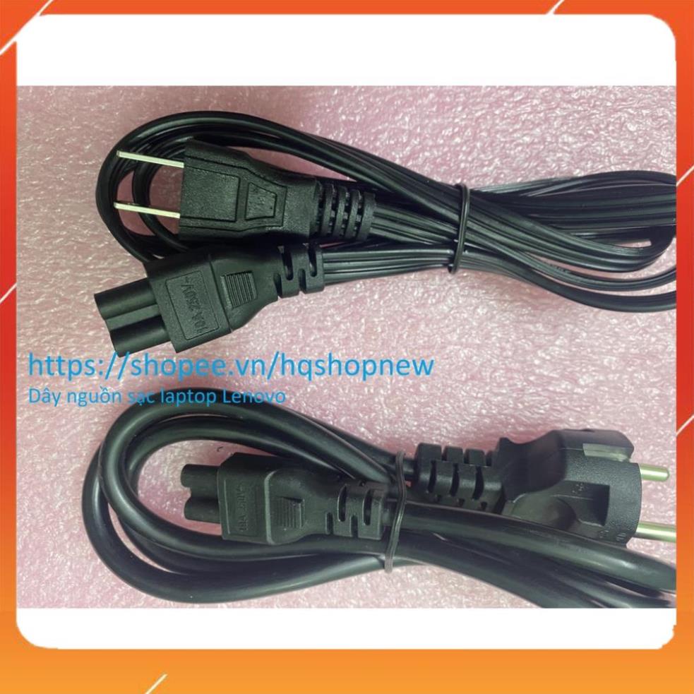 Dây nguồn sạc laptop Lenovo 2 chân cắm vào ổ điện