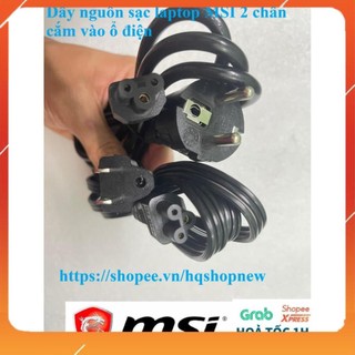 HCMDây Xịn] Dây nguồn sạc laptop MSI 2 chân cắm vào ổ điện