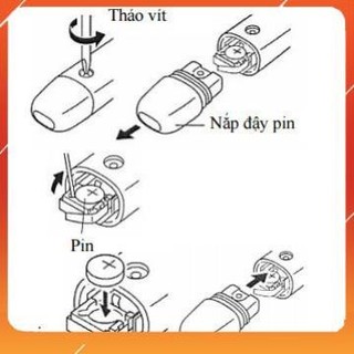 Hcm pin nhiệt kế điện tử omron mc-246 mc246
