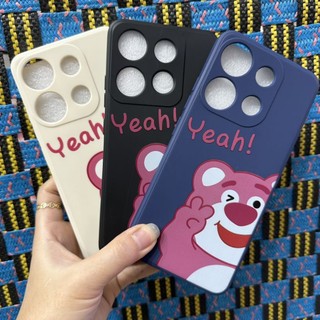 Case ốp lưng Tecno Spark Go 2023 dẻo gấu dâu lotso siêu dễ thương dày dặn chống sốc bảo vệ camera