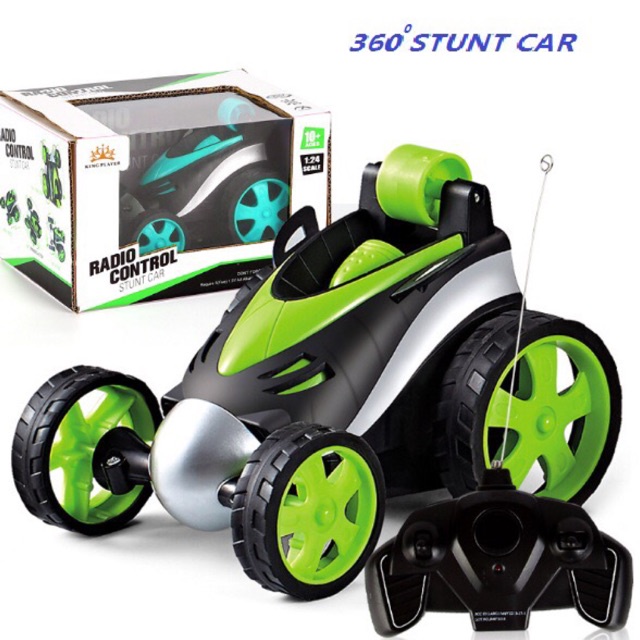 Xe điều khiển từ xa, ô tô điều khiển từ xa Stunt car xoay 360 độ cao cấp