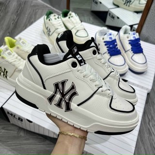 Giày mlb, bản cao cấp, giày mlb chunky Nam Nữ bản cao cấp chất liệu da in 3D, full box bill hót 2023