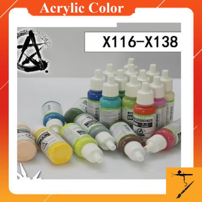 Sơn mô hình Arylic sunin7 [ X116 - X135 ]