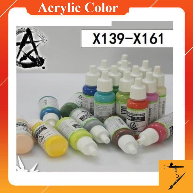 Sơn mô hình Arylic sunin7 [ X139 - X158 ]