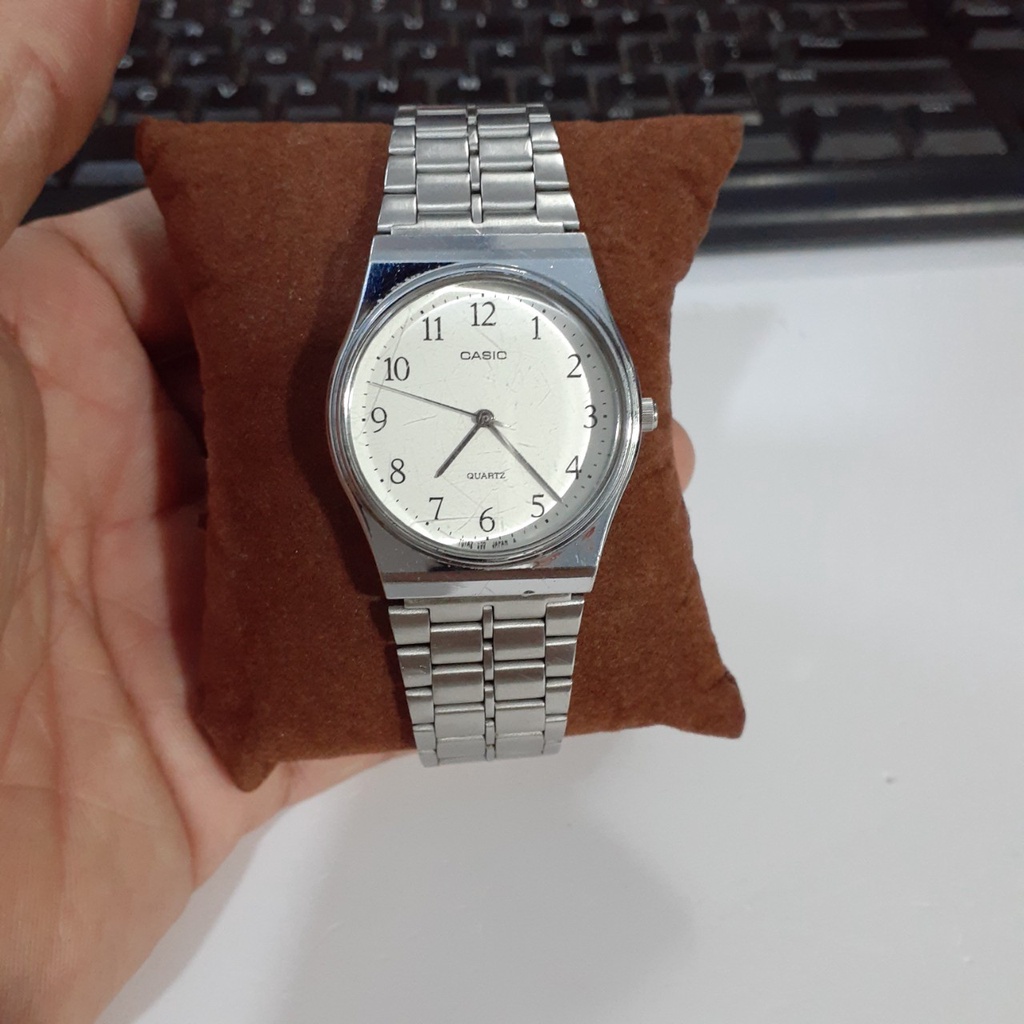 Đồng hồ si Nhật dây thép casio mq336 nam nguyên zin second hand