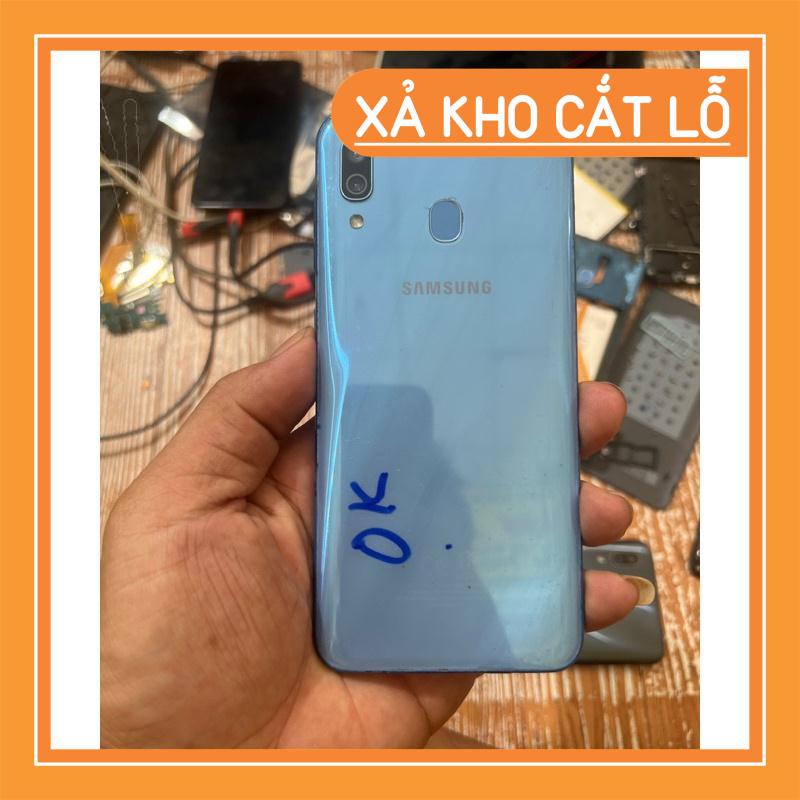 Xác điện thoại Samsung A30 hư màn hình,mã A305,bao main rin full chức năng. BH 2 năm