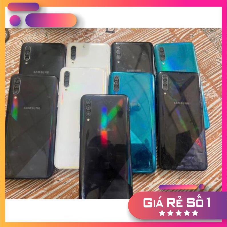 Xác điện thoại Samsung A30s hư màn hình,mã A30s bao main rin full chức năng. Bảo hành 1 năm