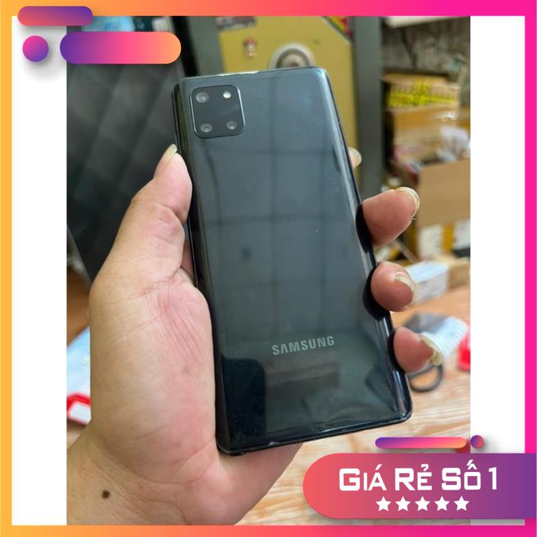 Xác điện thoại Samsung Note 10 Lite hư màn hình, bao main rin full chức năng. Bảo hành 1 năm