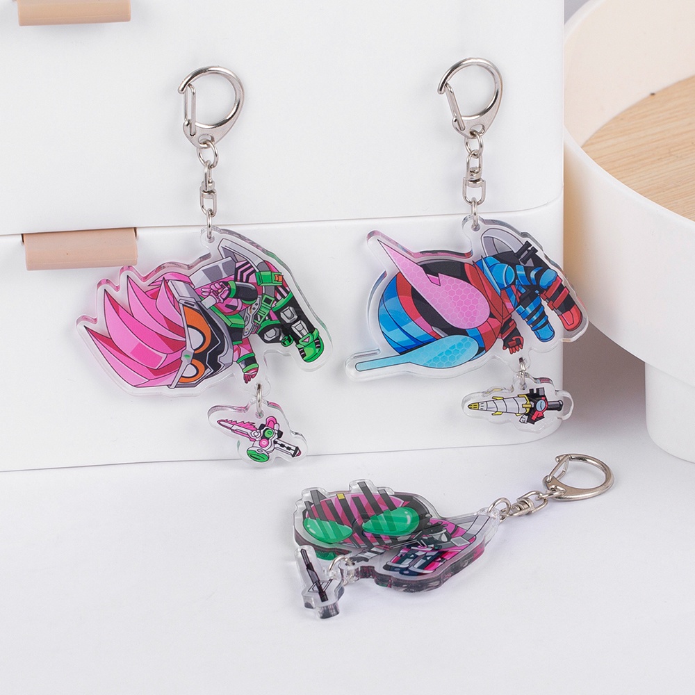 Móc Khóa acrylic Hình kamen rider rider anime Cưỡi Ngựa Một Lần
