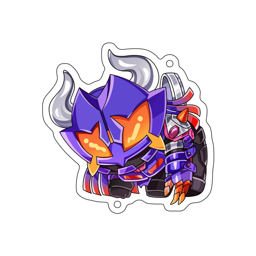Móc Khóa acrylic Hình kamen rider rider anime Cưỡi Ngựa Một Lần