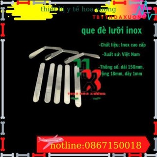 Que đè lưỡi Inox thẳng, cong hàng Việt Nam chất lượng cao
