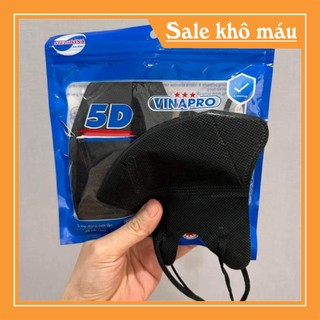 Sỉ 100 chiếc Khẩu trang 5D Mask Vinapro (Set 10 hộp ~ 100 cái)
