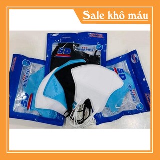 Sỉ 100 chiếc Khẩu trang 5D Mask Vinapro (Set 10 hộp ~ 100 cái)