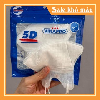 Sỉ 100 chiếc Khẩu trang 5D Mask Vinapro (Set 10 hộp ~ 100 cái)