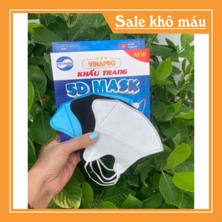 Sỉ 100 chiếc Khẩu trang 5D Mask Vinapro (Set 10 hộp ~ 100 cái)