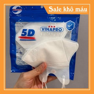 Sỉ 100 chiếc Khẩu trang 5D Mask Vinapro (Set 10 hộp ~ 100 cái)