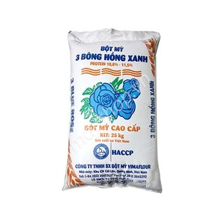 Bột mì 3 bông hồng xanh, bột mì số 11 làm bánh bao - hanadolambanh