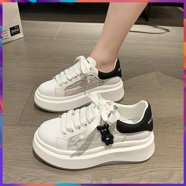 Set Bộ Đồ Nữ Thêu Mickey Tăm Nhung Áo Dài Tay Mix Quần Suông Ống Dài