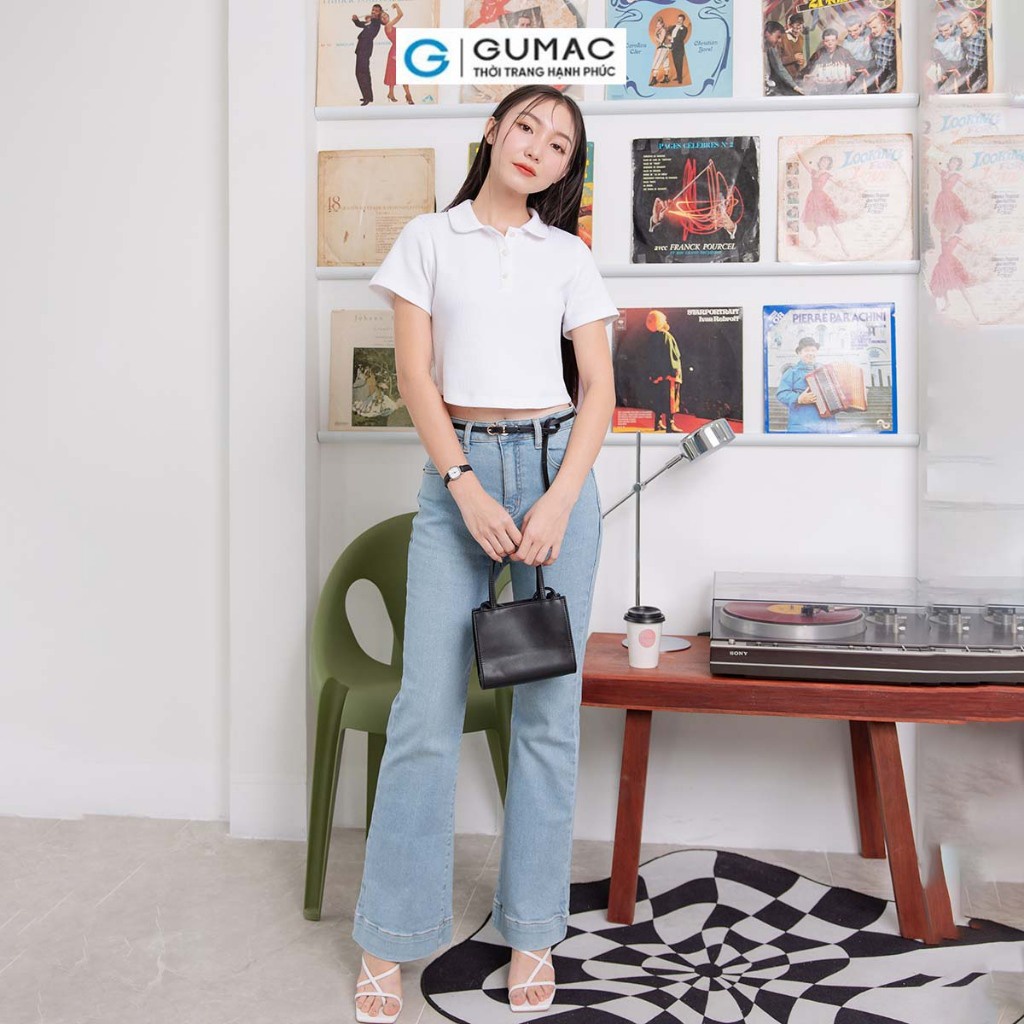 Quần jeans kiểu ống loe YA01