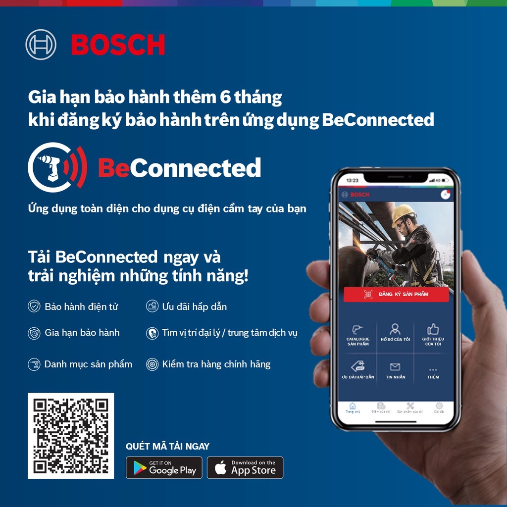 Máy vặn vít dùng pin Bosch GO GEN 2 (2 mũi vít)