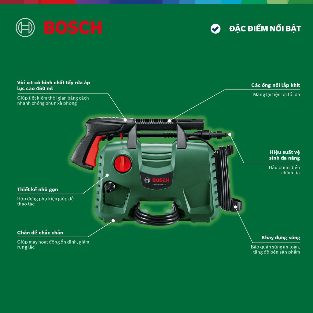 Máy phun xịt rửa Bosch Easy Aquatak 110