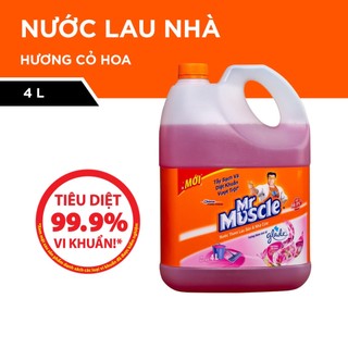 Mr Muscle Nước Lau Nhà Hương Cỏ Hoa 4000ml ( ngừng kd )