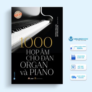 Sách vanlangbooks - 1000 hợp âm cho đàn organ và piano