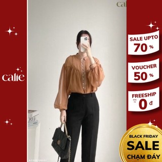Quần baggy basic trẻ trung thời trang thiết kế nữ Calie House QB001