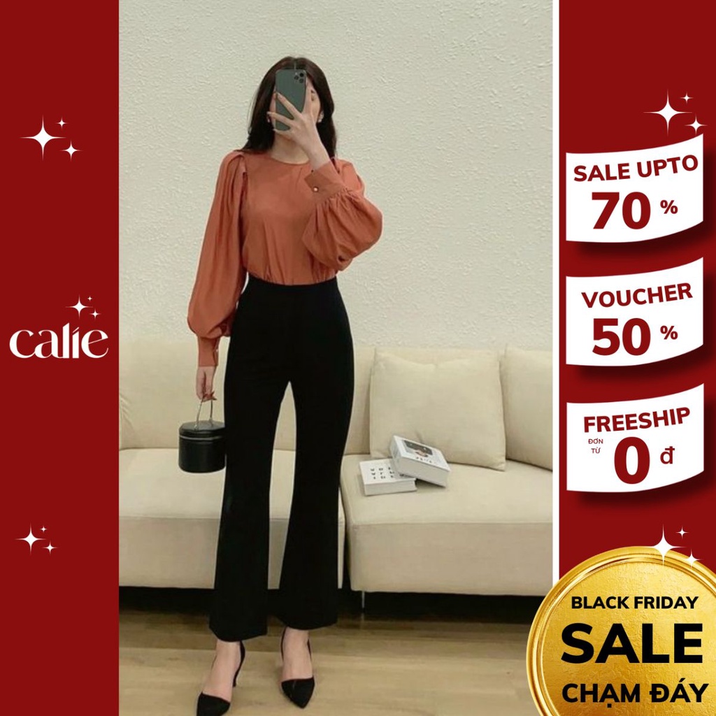 Quần ống loe basic thiết kế Calie House QL002