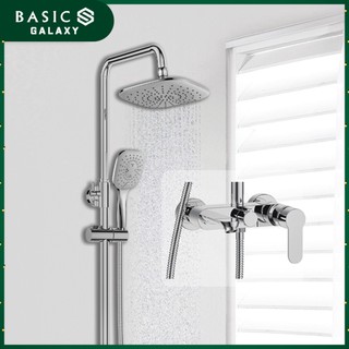 Sen Tắm Đứng Nóng lạnh Basics BW 601SV Đồng mạ cao cấp, giúp tiết kiệm nước, phun hổn hợp