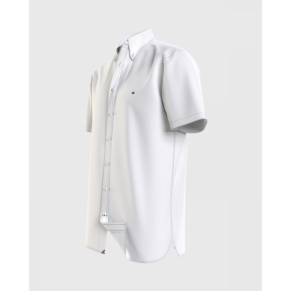 TOMMY HILFIGER - Áo Sơ Mi Nam Tay Ngắn Wcc Flex Oxford Rf Shirt Ss MW0MW29206YBR