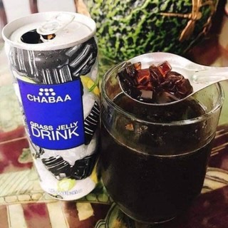 Nước sương sáo thạch đen CHABAA Thái Lan ( lốc 6 lon 230ml )