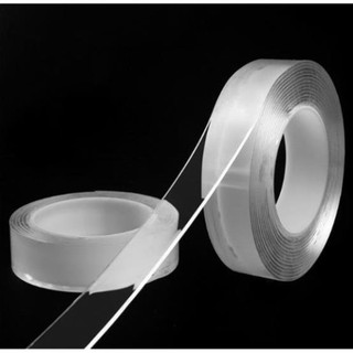 Băng dính nano dán 2 mặt trong suốt/ dài 3m