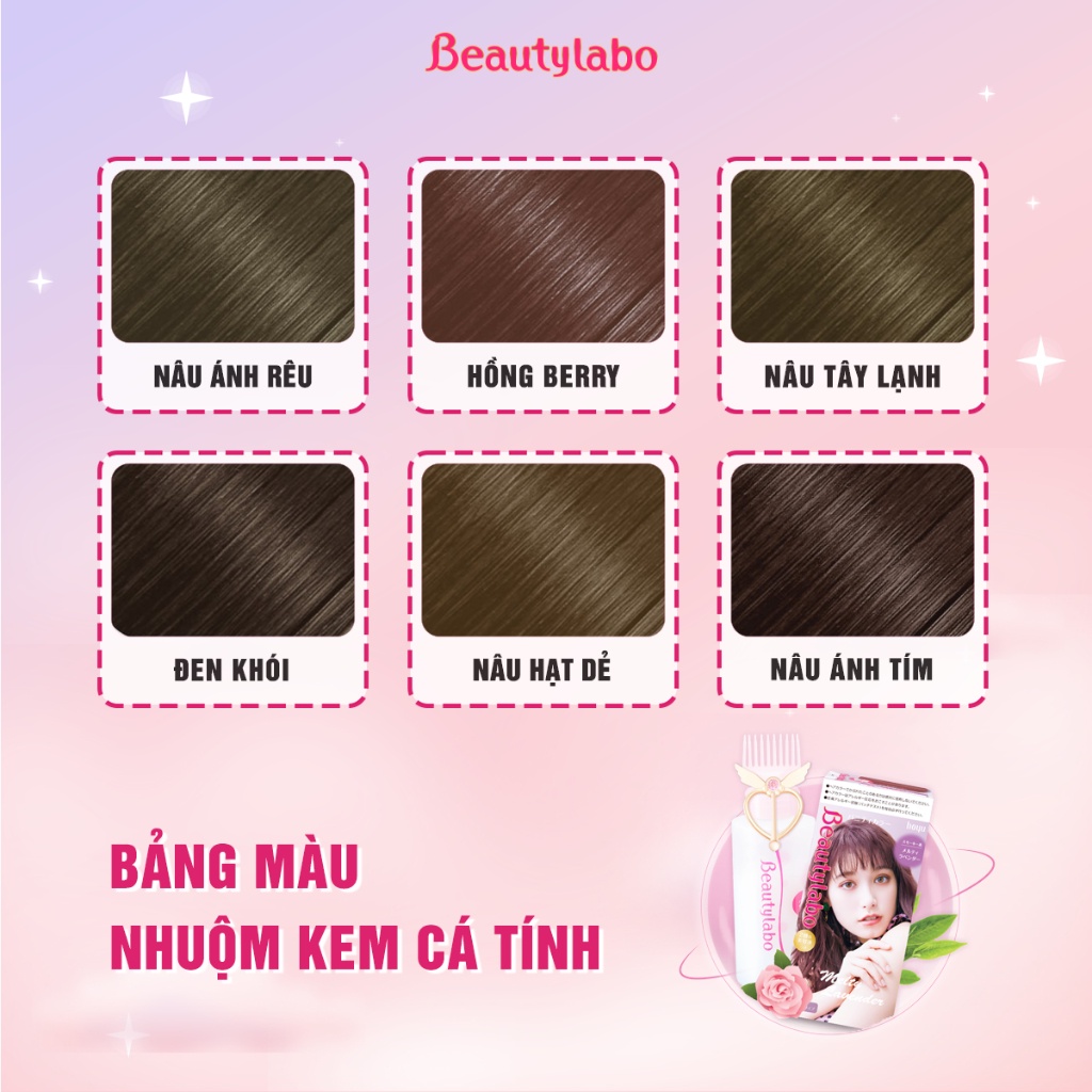 [HB GIFT] Thuốc nhuộm tóc dạng kem Beautylabo Vanity 133ml nhuộm dưỡng tóc mềm mượt chuẩn Nhật