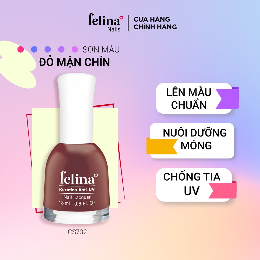 Sơn móng tay Felina 18ml - Màu sắc đa dạng