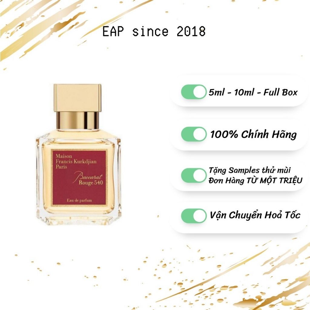 Nước hoa Baccarat Rouge 540 EDP