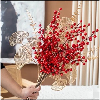 Cành giả - cành đào đông cao cấp decor, trang trí nhà cửa phú quý, may mắn