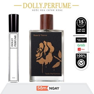 Tester Nước hoa chính hãng Tada Parfumeur Rose and thorns EDP 10ml