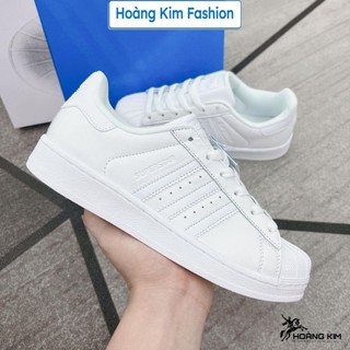 Giày adidas superstar trắng , giày thể thao nam nữ das mũi sò trắng full bản cao cấp dc