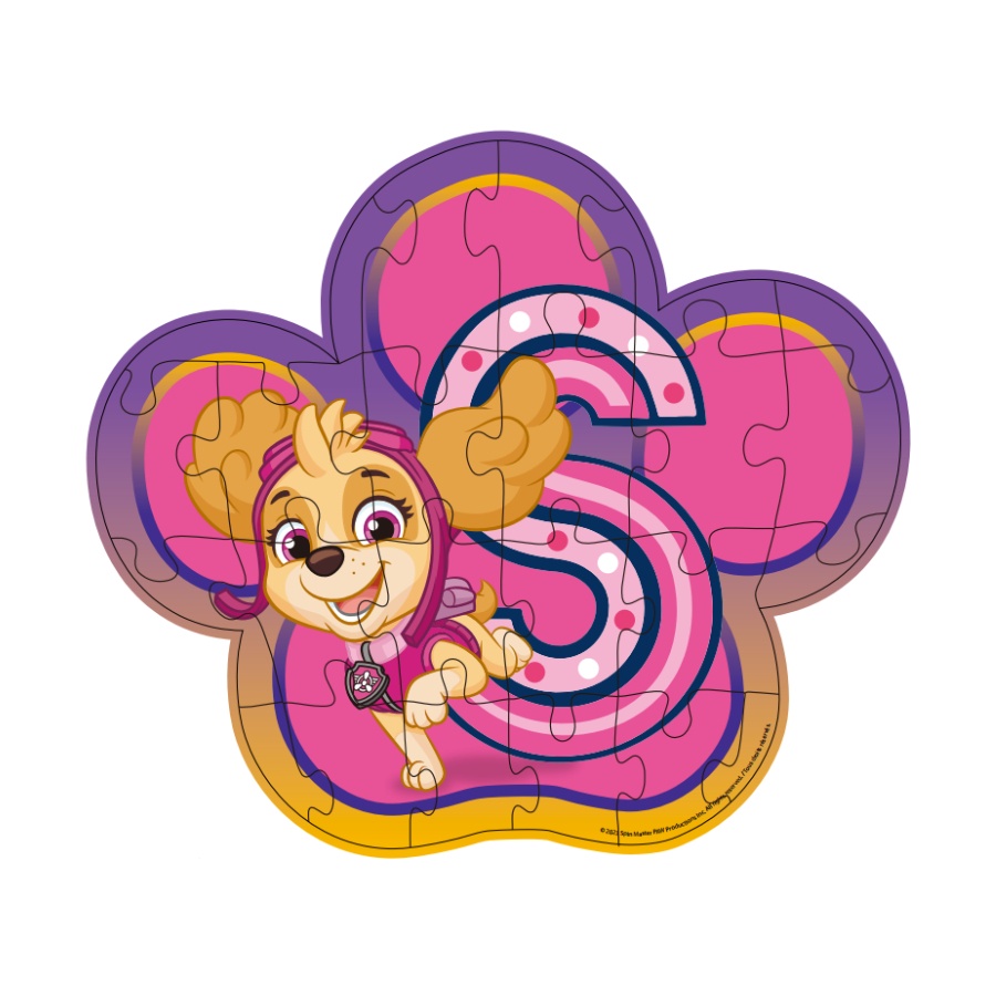 Đồ Chơi Bộ Xếp Hình 24 Miếng Theo Shape - Paw Patrol Skye SPIN GAMES 20145677