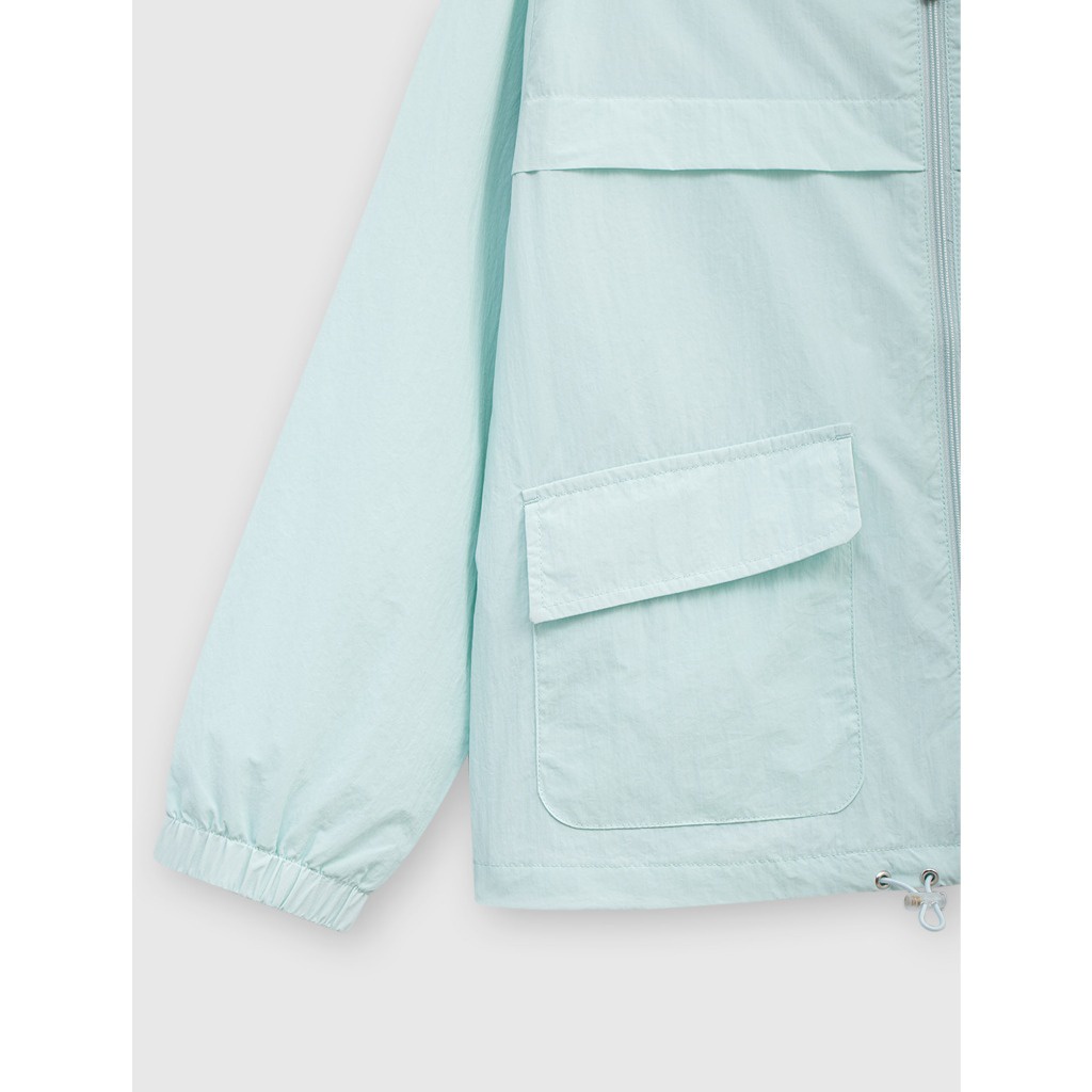 Áo khoác gió bé gái CANIFA có mũ hai lớp chống thấm nước 1OT23W006