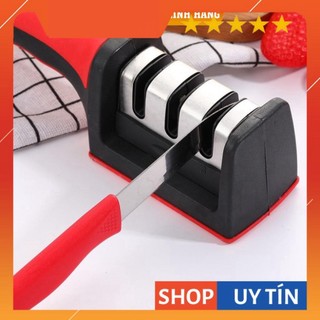 Dụng cụ mài dao kéo cầm tay, đồ mài dao kéo 3 khe 3 rảnh tiện dụng, mài dao cầm tay nhanh bén siêu tiện lợi