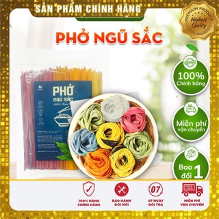 Phở ngũ sắc rau củ 100% hữu cơ giảm cân ăn kiêng thực dưỡng eat clean siêu ngon