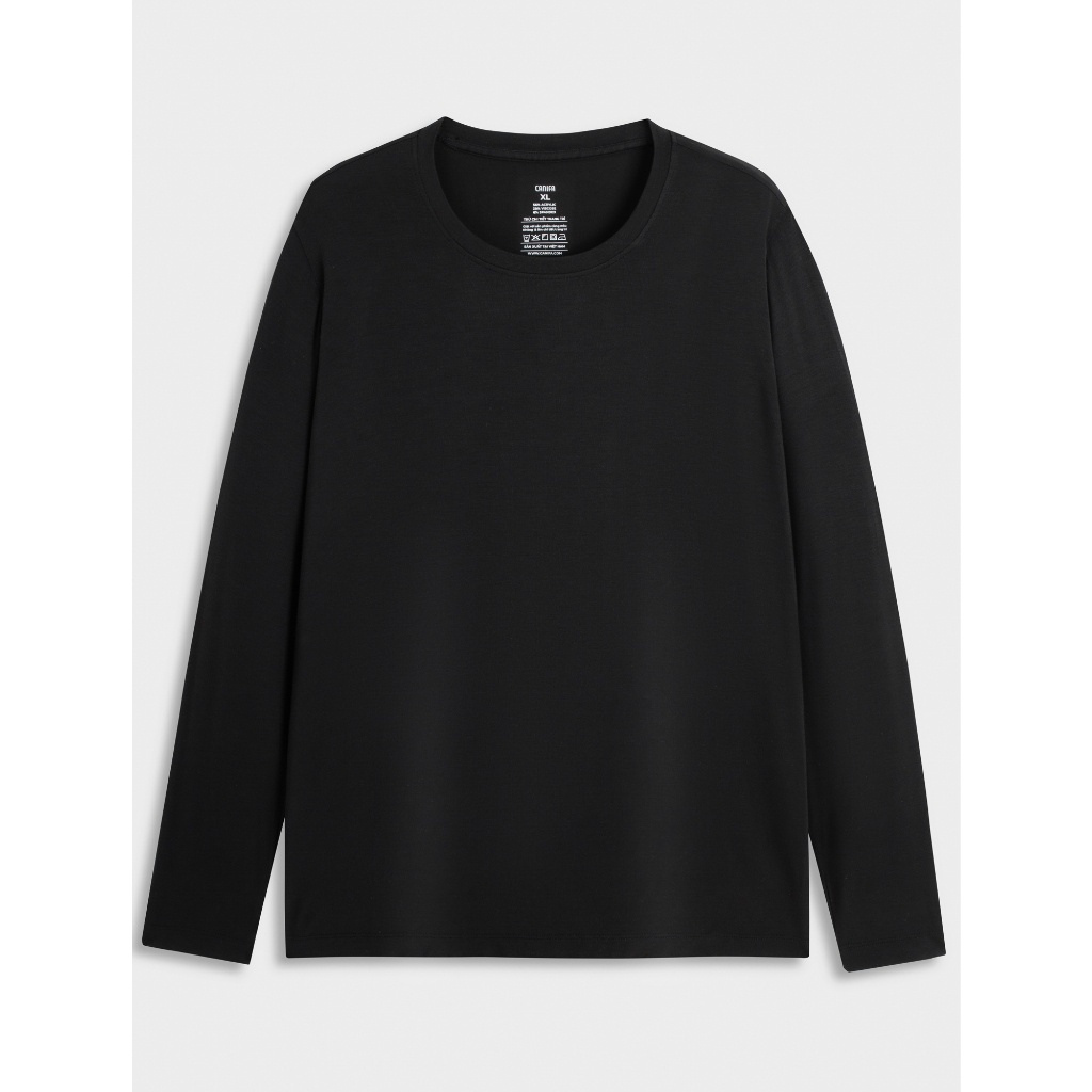 Áo giữ nhiệt nam CANIFA cổ tròn dài tay 8IT23W002