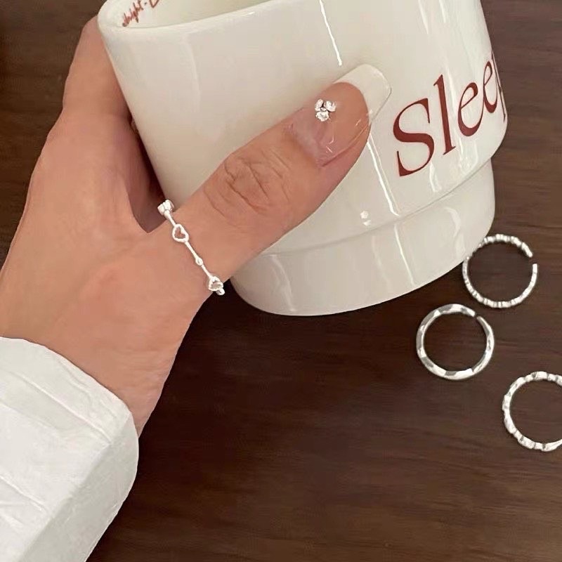 Nhẫn nữ tự điều chỉnh phong cách đơn giản thanh lịch