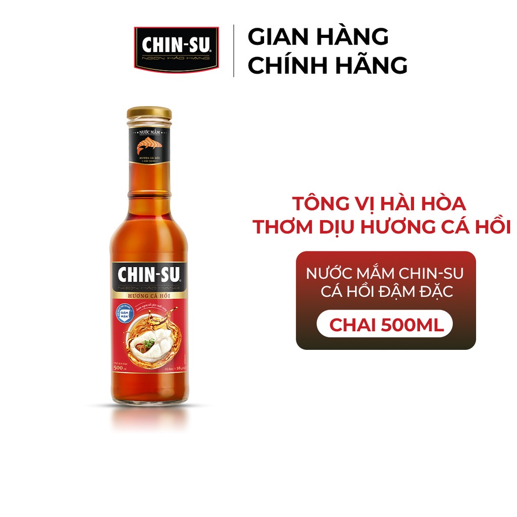 Nước Mắm CHIN-SU Cá Hồi Đậm Đặc Chai 500ml