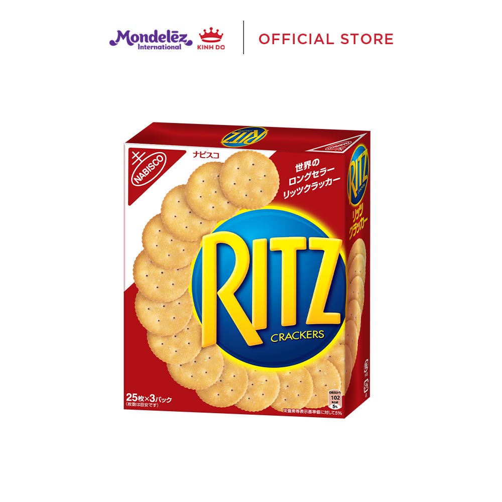 [MUA 3 GIẢM THÊM 5%] Bánh Quy Mặn Ritz Combo 2 hộp x 247g 12-14/12