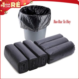 Combo 03 cuộn túi rác tự phân hủy- màu đen- 3 cuộn/1kg