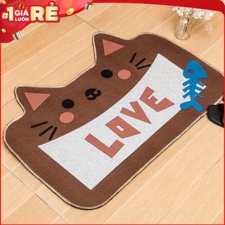 Thảm chân 3D hình thú siêu cute