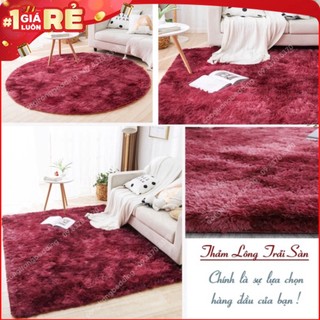 Thảm Lông Loang Trải Sàn khổ lớn (1m8, 2m2, 3m) - lông dài trải sàn cao cấp (mặt sau chống trơn trượt)